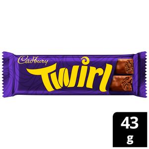 Cadbury Twirl Chocolate Bar Single 43g
