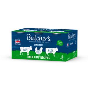 Butcher's Tripe Loaf Recipes Wet Dog Food Tins 6x400g