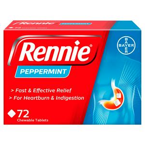 Rennie Spearmint Heartburn & Indigestion Tablets