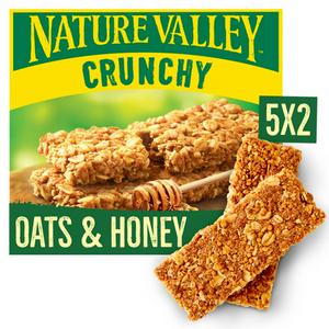 Nature Valley Crunchy Oats & Dark Chocolate Cereal Biscuit Snack Bars 5x42g