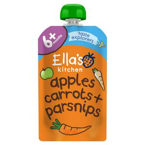 Ella's Kitchen Organic Apples, Carrots & Parsnips Baby Food Pouch 4+ Months 120g