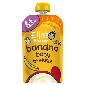 Ella's Kitchen Organic Banana Baby Brekkie Baby Food Breakfast Pouch 6+ Months 100g