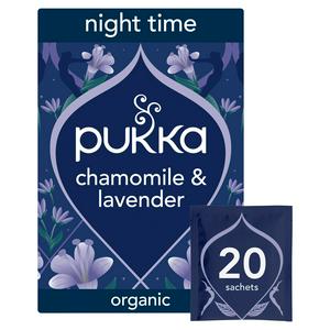 Pukka Organic Night Time Herbal Tea With Chamomile Home Compostable Sleep Tea Bags x20