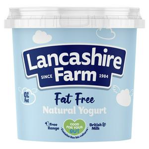 Lancashire Farm Virtually Fat Free Natural Yogurt 1kg