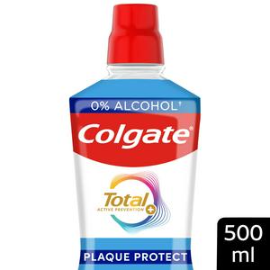 Colgate Total Advanced Plaque Protect Peppermint Mouthwash Alcohol Free
