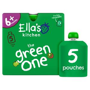 Ella's Kitchen Organic the Red One Smoothie Multipack Baby Food Pouch 6+ Months 5x90g