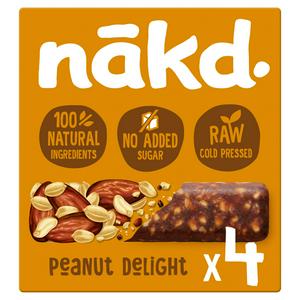 Nakd Peanut Delight Fruit & Nut Bars 4 x 35g