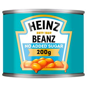 Heinz No Added Sugar Baked Beans in a Rich Tomato Sauce 200g
