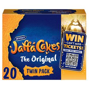 McVitie's Jaffa Cakes Original Twin Pack Biscuits x20