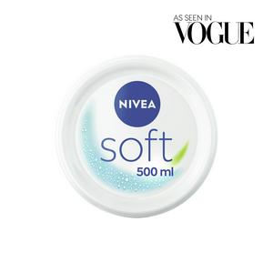 Nivea Soft Moisturising Cream for face hands and body 500ml