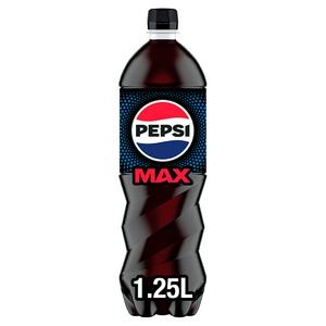 Pepsi Max Lime No Sugar Cola Bottle 1.25L