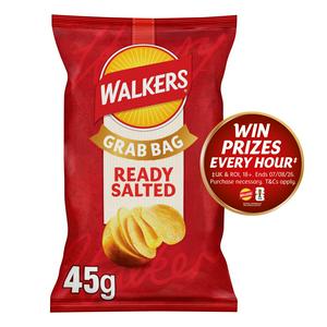 Walkers Ready Salted Crisps 45g