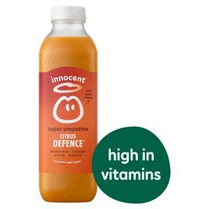 Innocent Citrus Defence Super Smoothie Mandarin, Carrot & Ginger with Vitamins 750ml