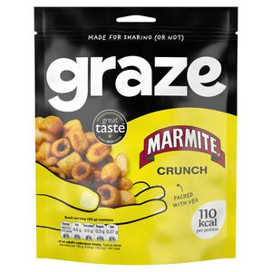 Graze Marmite Roasted Crunch Mix Protein Sharing Bag Snack 100g