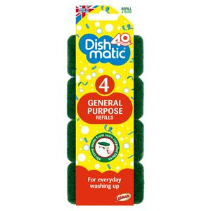 Dishmatic General Purpose Refills x4