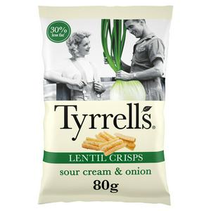 Tyrrells Mature Cheddar & Chive Crisps 150g