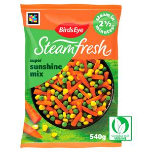 Birds Eye Steamfresh Super Sunshine Steam Bags x4 540g