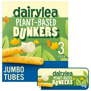 Dairylea Plant-Based Dunkers Jumbo Tubes Cheese Snacks Multipack 3 x 41g